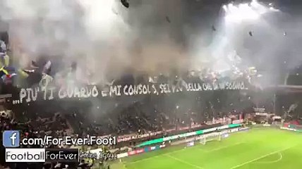 AC Milan vs Inter Milan # Tifos Show