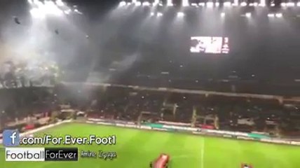 AC Milan vs Inter Milan # Tifos Show