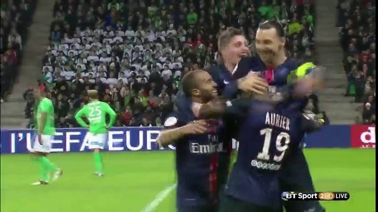 Saint-Etienne 0-2 Paris Saint-Germain