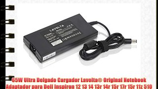 65W Ultra Delgado Cargador Lavolta? Original Notebook Adaptador para Dell Inspiron 12 13 14