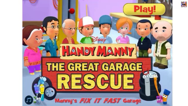 Maniek Złota Rączka - Handy Manny - 3 części - samochody i motory