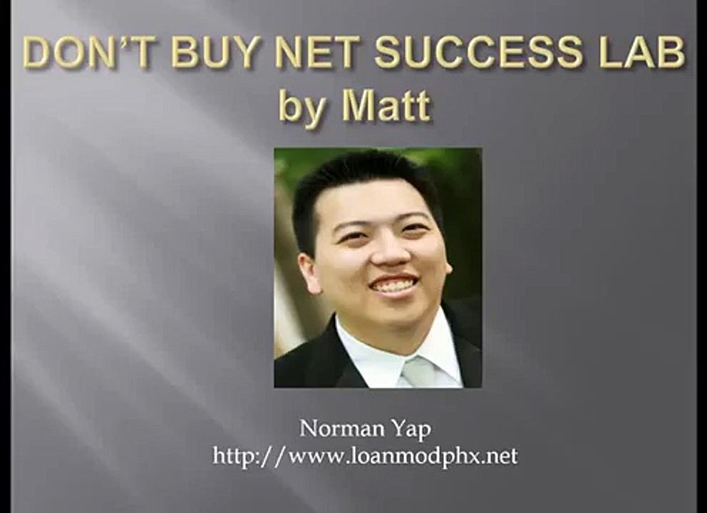 DON’T BUY Net Success Lab by Matt – Net Success Lab VIDEO REVIEW