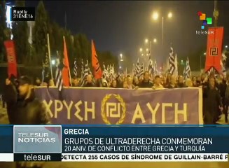 Ultraderechistas griegos conmemoran 20 años de disputa con Turquía
