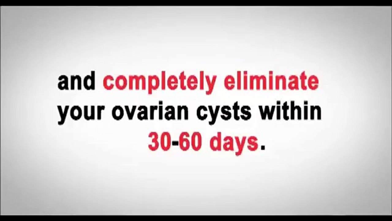 Ovarian Cyst Miracle -  Cure Ovarian Cysts and PCOS Naturally