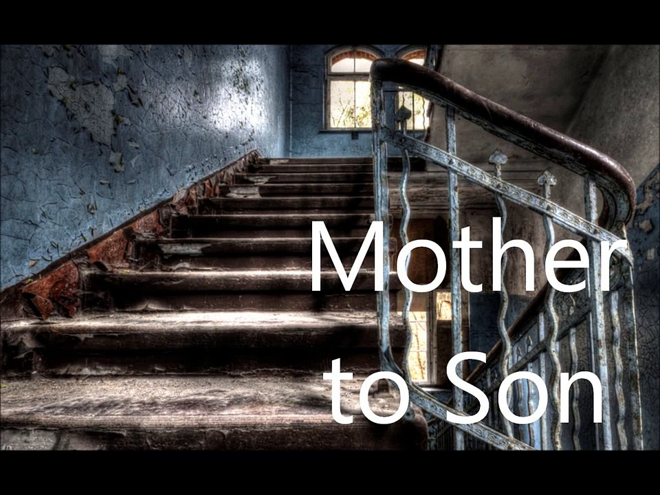 Mother to Son Langston Hughes poem GREAT Viola Davis voice--then POET HIMSELF RECITES!
