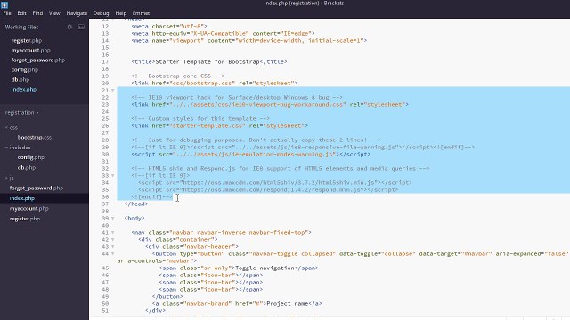 Lecture 4 : Creating Login and Regsiter pages