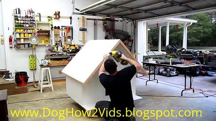 How to Build a Wooden Dog House Like an Expert |Dog How2 Vids|