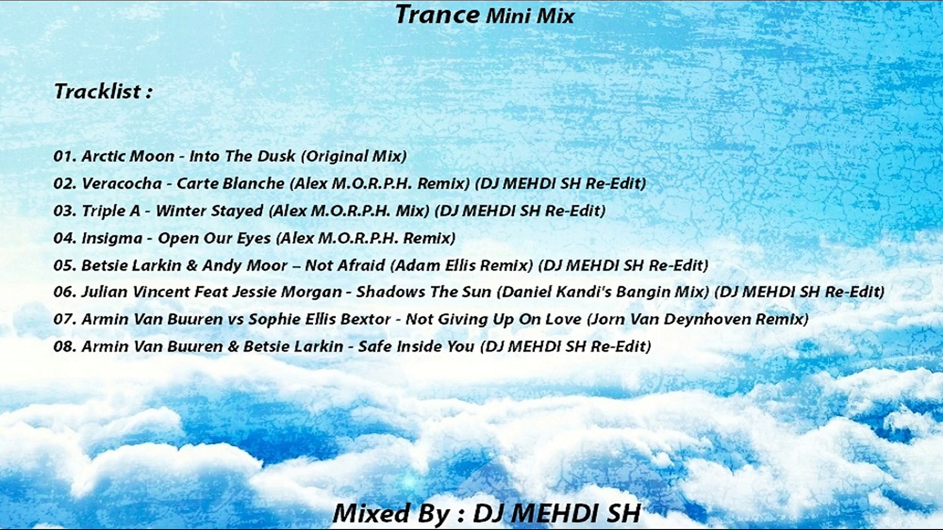 ⁣Trance Mini Mix (Mixed BY DJ MEHDI SH) (Audio)