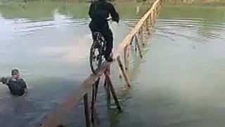 Tiny Bridge Cycling | Bicycle Challenge