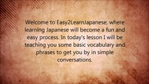 Basic Japanese Conversation- Ep.1  Free Watch And Download