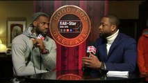 Dwyane Wade Interviews LeBron James Media Day - NBA All Star Game 2015