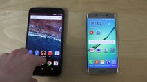 Nexus 6 Android M Developer Preview vs. Samsung Galaxy S6 Edge - Which Is Faster? (4K)