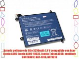 Bater?a pol?mero de litio 3250mAh 74 V compatible con Acer Iconia A500 Iconia A500-10S32 Iconia