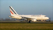 Air France - (Airbus A318  A319  A320  A321) - AMS Landings