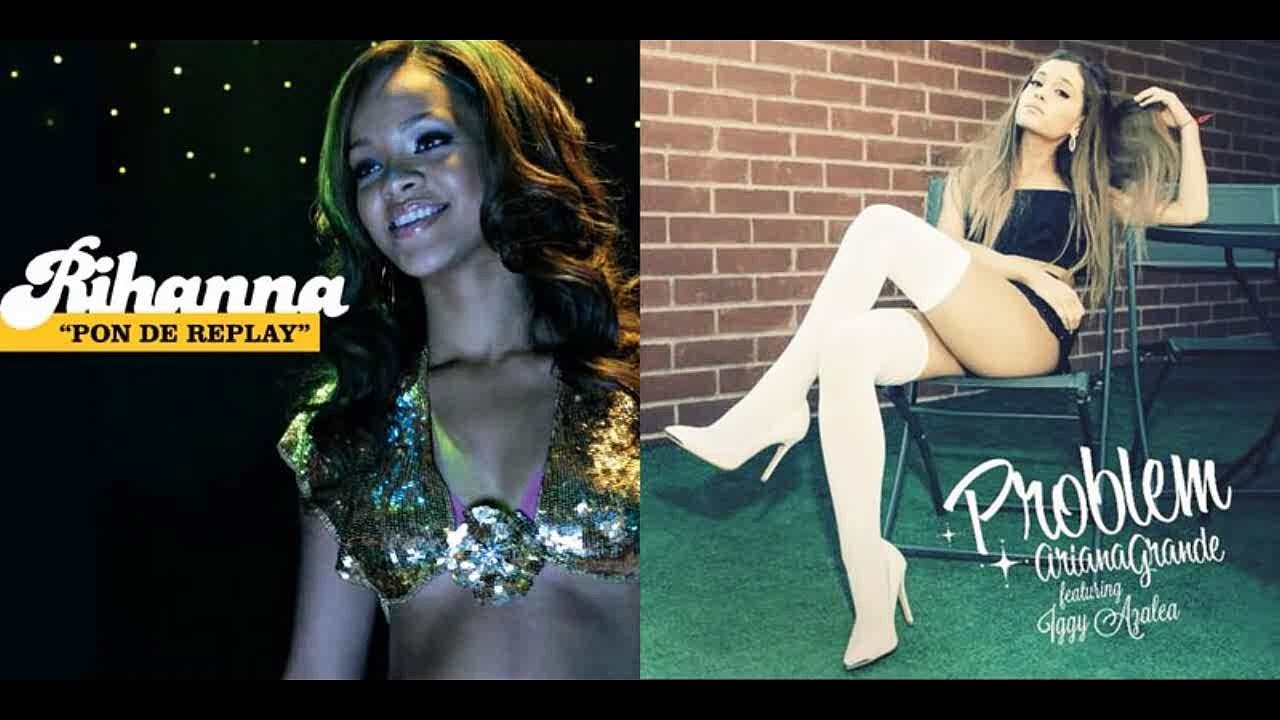 Rihanna vs Ariana Grande feat. Iggy Azalea - Pon De Problem