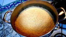 الكسكسي التونسي مع السمك ( بالحوت ) - Tunisian couscous with fish - Couscous au poisson espadon