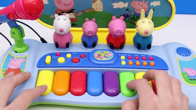 Peppa Pig Keyboard Piano with Microphone with Peppas Friends Organo con Micrófono de Peppa Pig