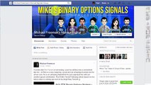 Michael Freemans Binary Options Signals on Facebook