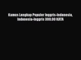 (PDF Download) Kamus Lengkap Populer Inggris-Indonesia Indonesia-Inggris 300.00 KATA Read Online