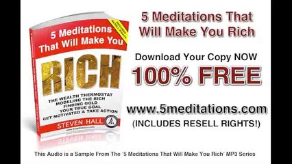 5 Meditations That Will Make You Rich - Sample of 'Thinking BIG!' Hypnosis MP3