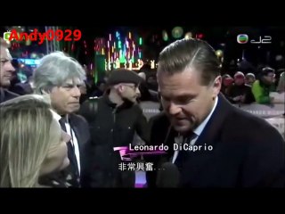 Leonardo DiCaprio Premiered His Movie The Revenant In London.
