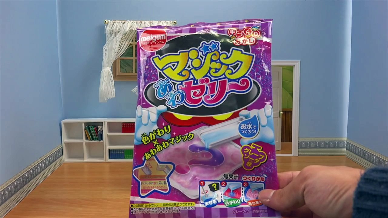 アンパンマンと知育菓子マジックあわゼリー Anpanman