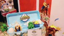 Bandai Toys Hatch N Heroes with Disney Cars and Dinosaurs and Doraemon Toys