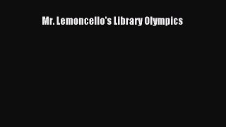 (PDF Download) Mr. Lemoncello's Library Olympics PDF