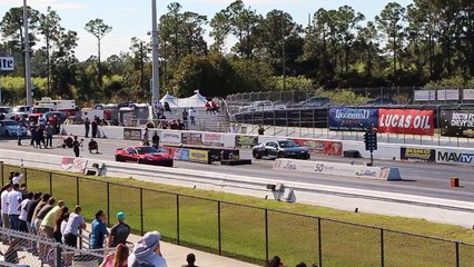 C7 Corvette Z06 w/ pulley, exhaust, tune vs Audi R8 | 1/4 mile