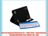 Silver HT Keyboard Bluetooth 10.1   CASE 19142 - Funda Silverht   Teclado Bluetooth Para Tablets