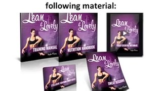 Lean And Lovely Fat Loss Program Review By Neghar Fonooni