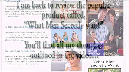 GetTheMan What Men Secretly Want James Bauer - Review