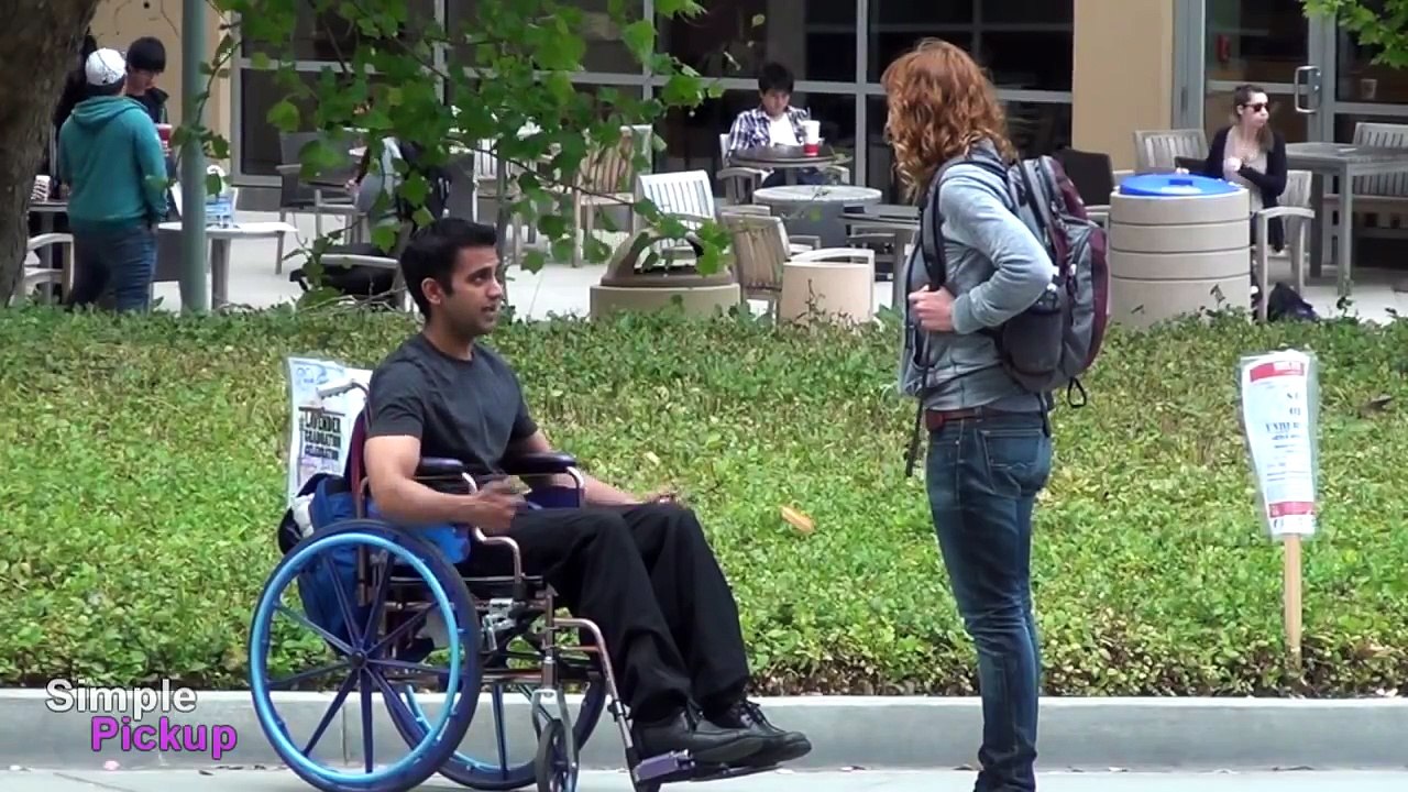 Guys in Wheelchairs Pick Up Girls