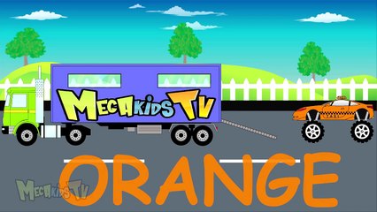 Big Truck Counting Taxi Trucks - Video Learning For Kids