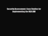 [PDF Download] Security Assessment: Case Studies for Implementing the NSA IAM [PDF] Online