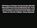 [PDF Download] [(101 Ways to Promote Your Real Estate Web Site: Filled with Proven Internet