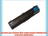 GRS bater?a para PA3534U-1BRS Toshiba Satellite 6600mAh10.8V Li-Ion Accu Laptop bater?a