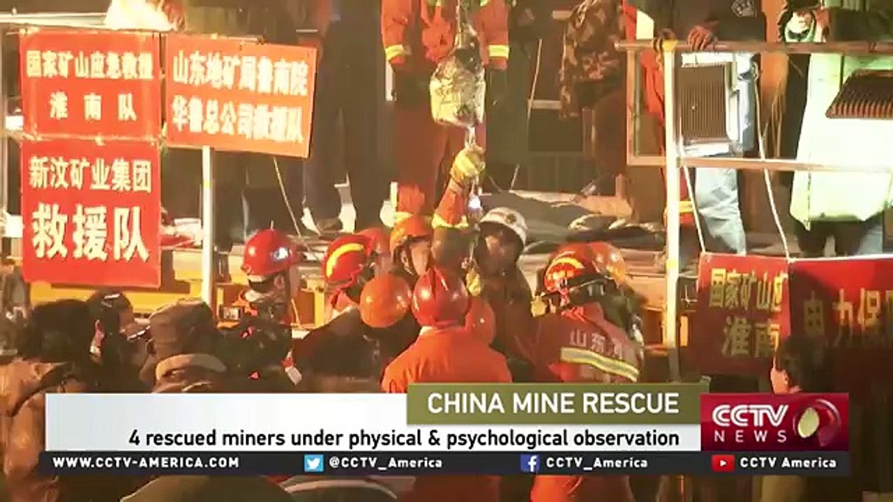 US coal miner on Shandong mine rescue (World Music 720p)