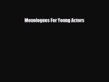 [PDF Download] Monologues For Young Actors [Download] Online
