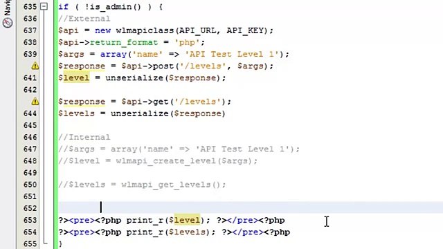 How to Create a Membership Level Using the WishList Member API