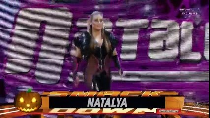 WWE SmackDown! 10292015 Paige vs. Natalya (Team B.A.D. Attacks)