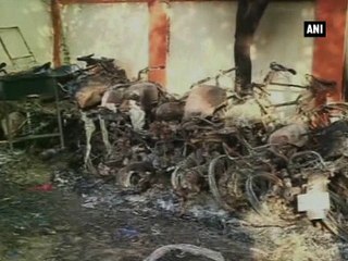 Kapu community protestors set police station ablaze
