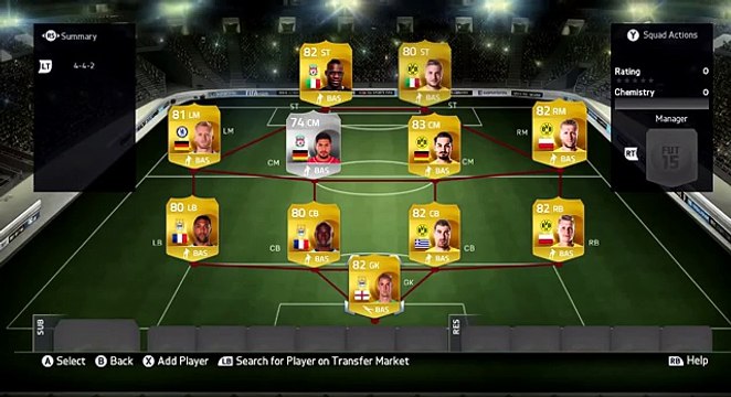 FIFA 15 - Hybrid PROFIT Squad Builder #1 ft. Balotelli - (FIFA 15 Web App Trading)