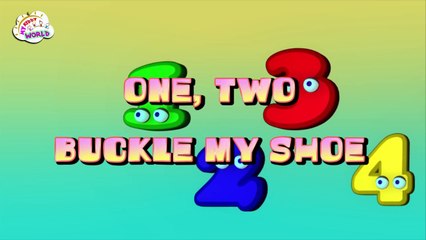 One Two Buckle My Shoe Rhyme 3D | 3D English Nursery Rhymes For Kids With Lyrics