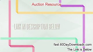 Auction Resource review video and link