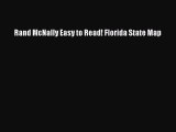 Rand McNally Easy to Read! Florida State Map  Free Books