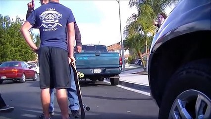 Old Man and Annoying Daughter Yelling At Skaters