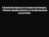 (PDF Download) A Quantitative Approach to Commercial Damages   Website: Applying Statistics