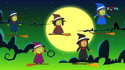 Five Wicked Witches | Nursery Rhymes For Children | Kids Songs And Videos