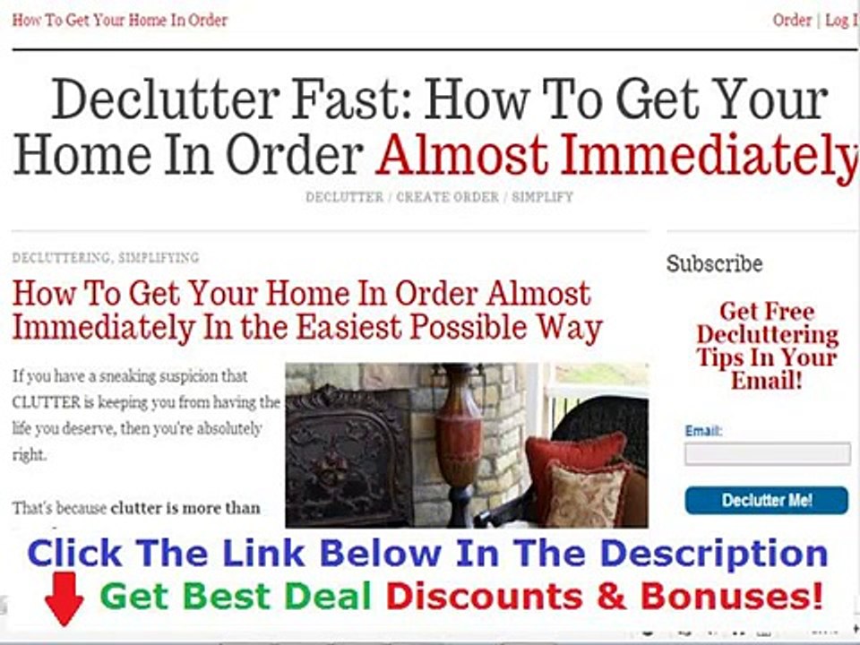 Declutter Fast And Easy Discount + Bouns